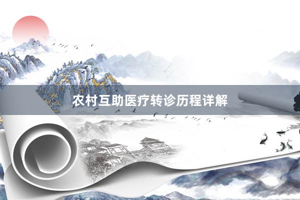 农村互助医疗转诊历程详解